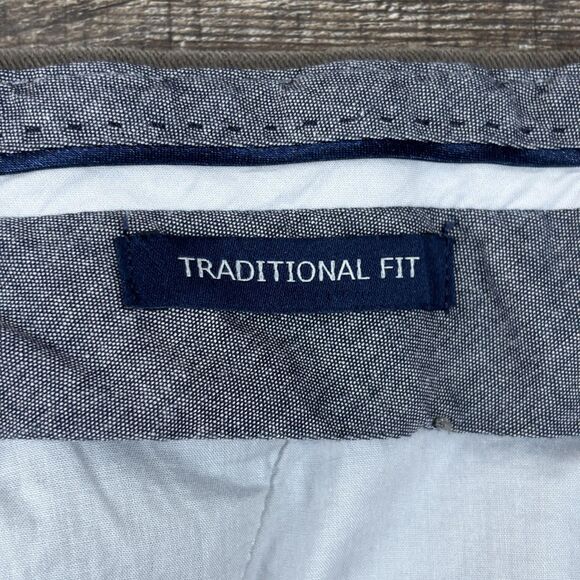 Ballin 6 East Pants Men's 33 Warm Pewter Traditional Fit Trousers Stretch - Picture 12 of 14